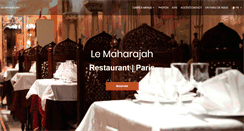 Desktop Screenshot of maharajah.fr